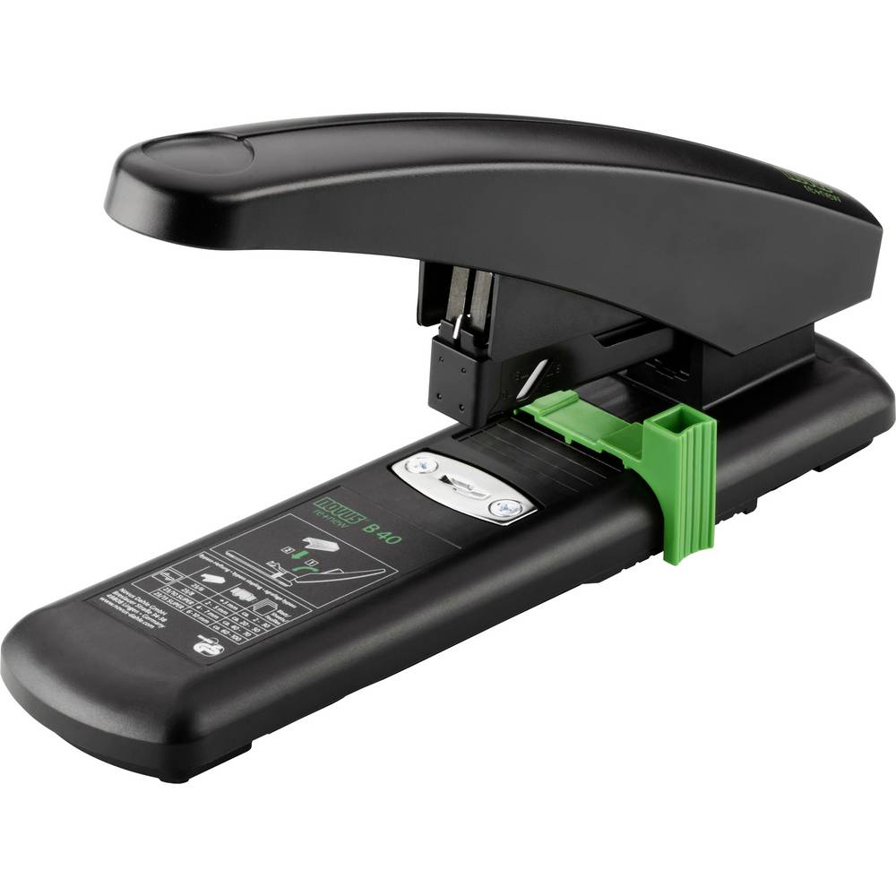 Novus Office B 40 re+new schwarz bis 100 Blatt 023-0067 Bloknietmachine Zwart 1 stuk(s)