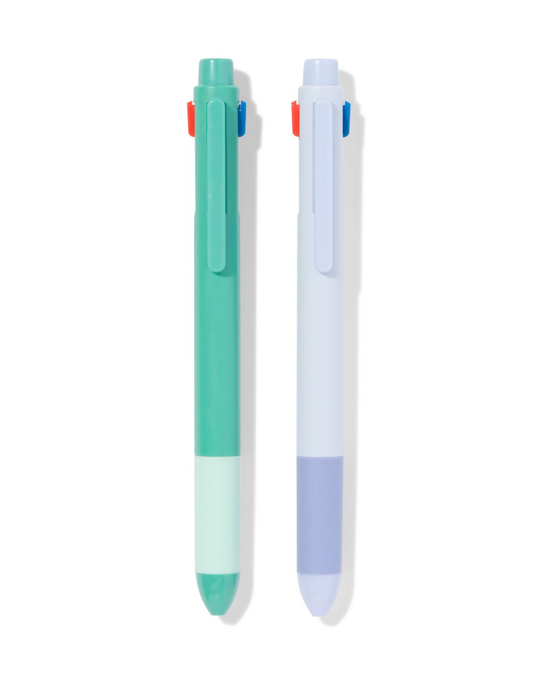 HEMA Balpennenset 14.5cm Vier Kleuren - 2 Stuks