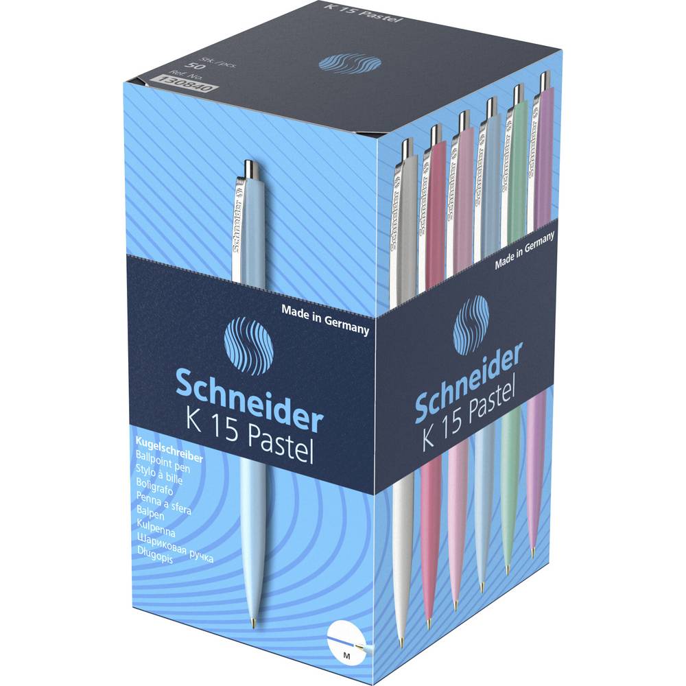 Schneider Schreibgeräte 50 stuk(s) 130840 Balpen Kleur inkt: Blauw N/A