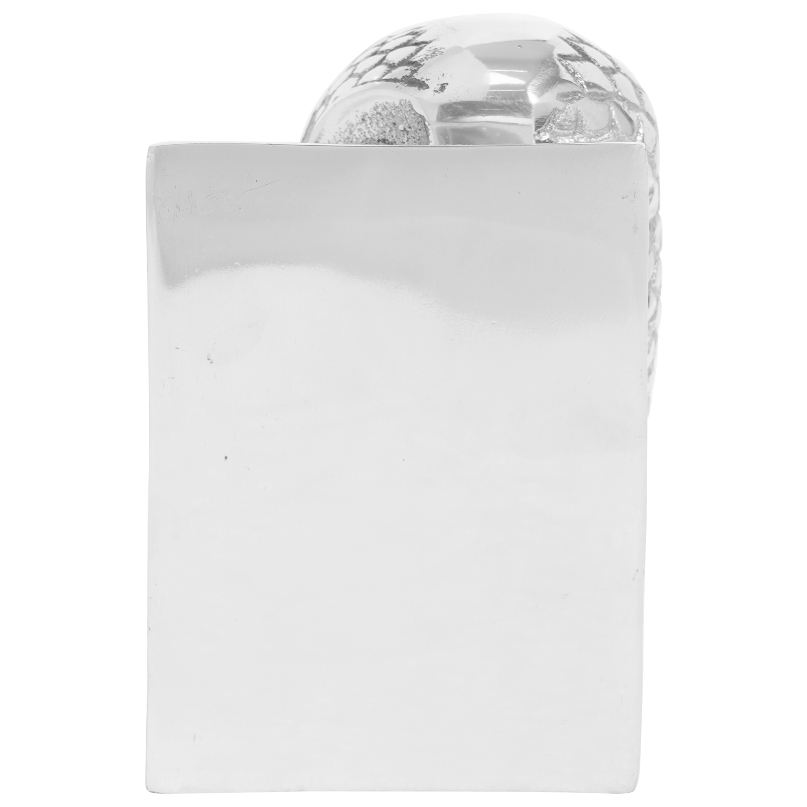 vidaXL Boekensteunen 2 st uil 7x9x11 cm aluminium zilverkleurig