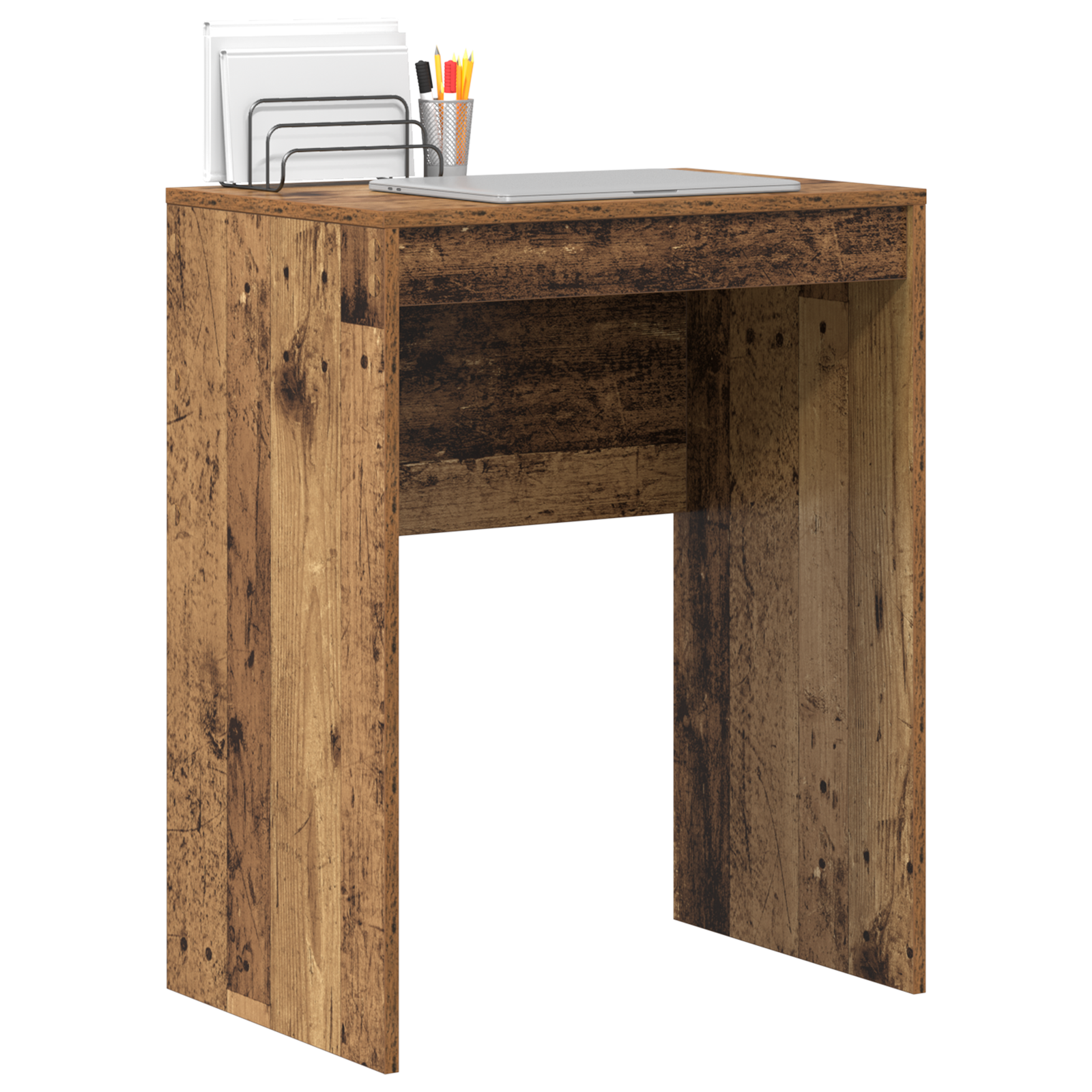 vidaXL Bureau Oud Hout 60x40x76 cm Houtmaterialen