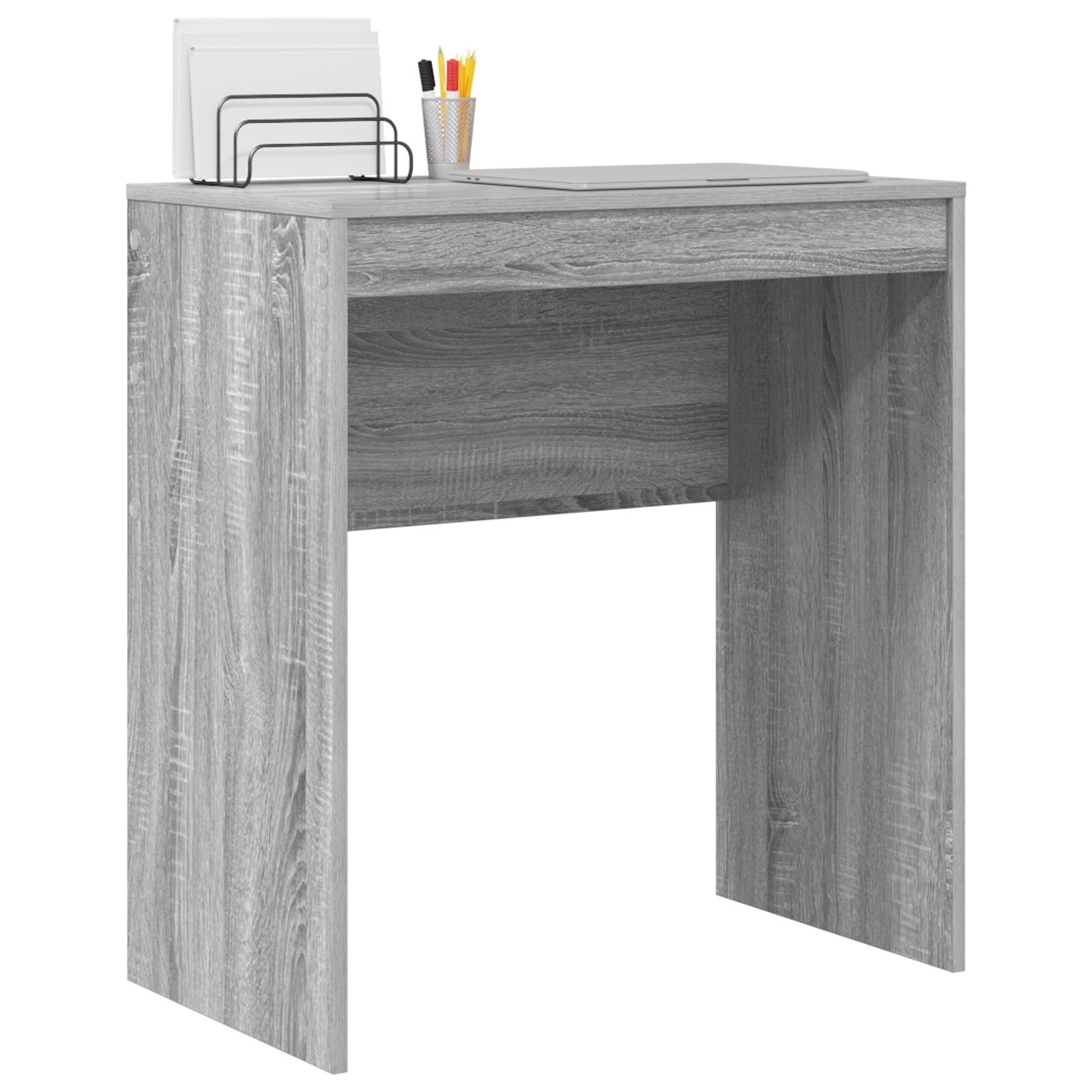 vidaXL Bureau Grijs Sonoma 70x40x76 cm Gelaagd Hout