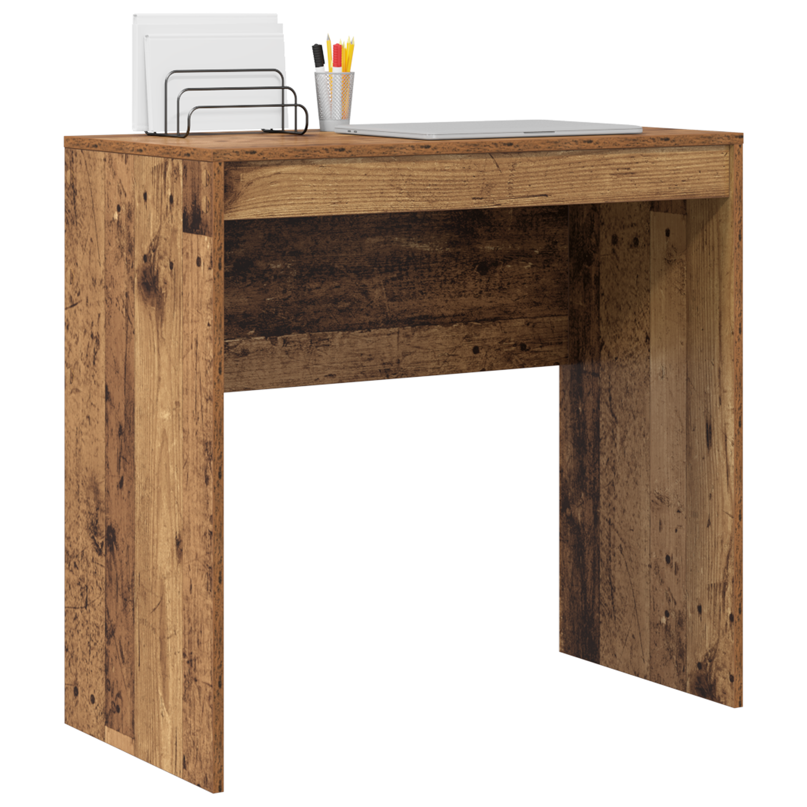 vidaXL Bureau van Oud Hout 80x40x76 cm Geengineerd Hout