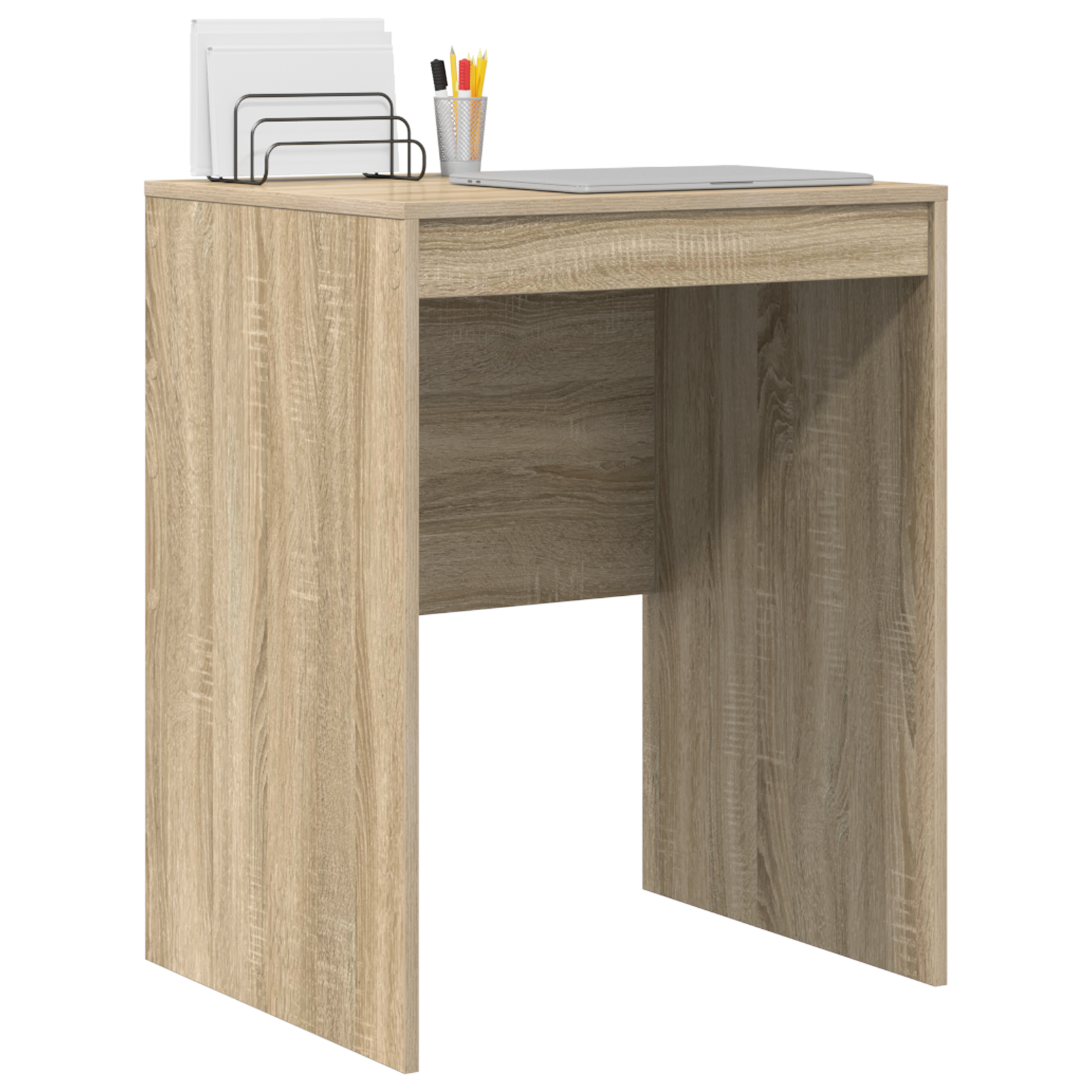vidaXL Bureau Sonoma Eiken 60x50x76 cm Geengineerd Hout