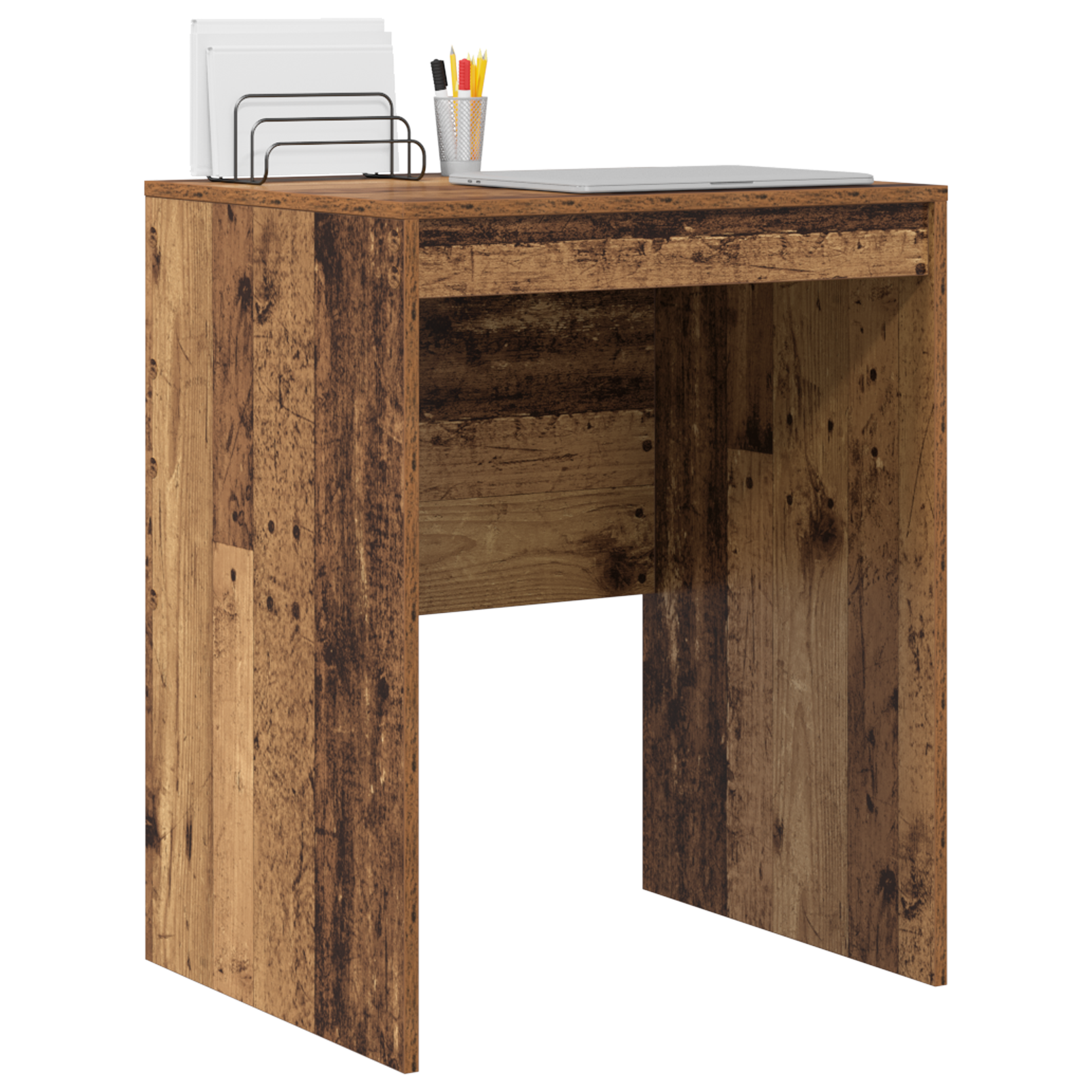vidaXL Bureau Oud Hout 60x50x76 cm Geengineerd Hout