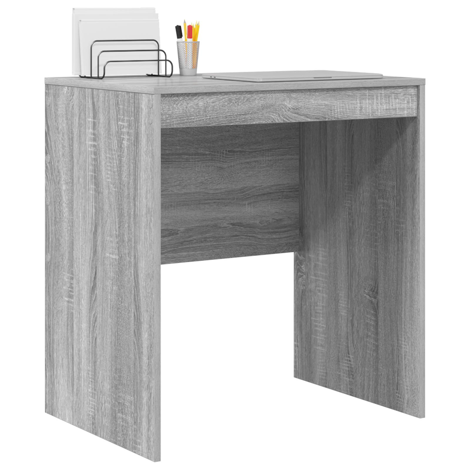 vidaXL Bureau Grijs Sonoma 70x50x76 cm Samengestelde Hout