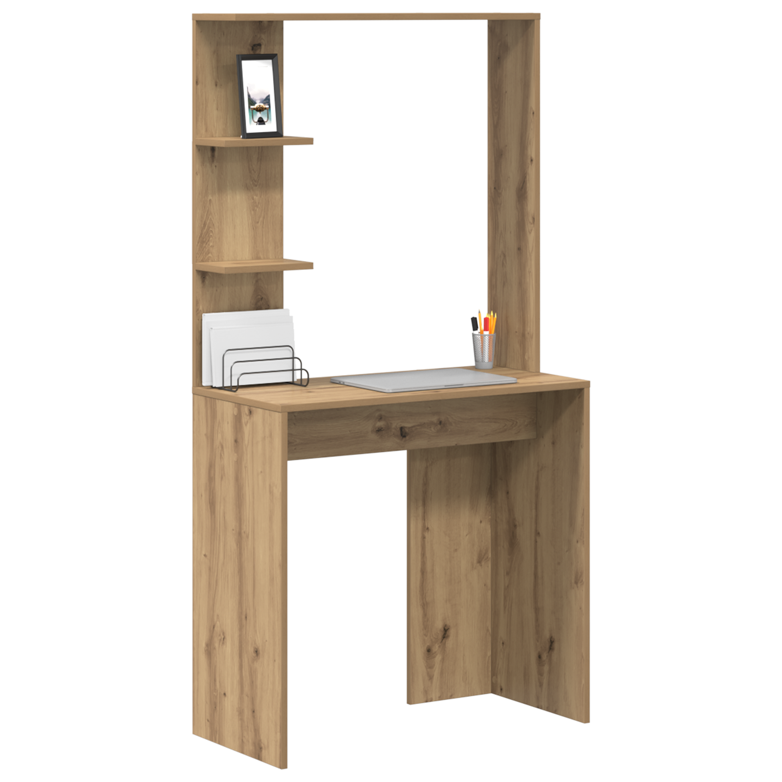 vidaXL Kaptafel Artisan Eiken 78,5x37x154,5 cm Geengineerd Hout