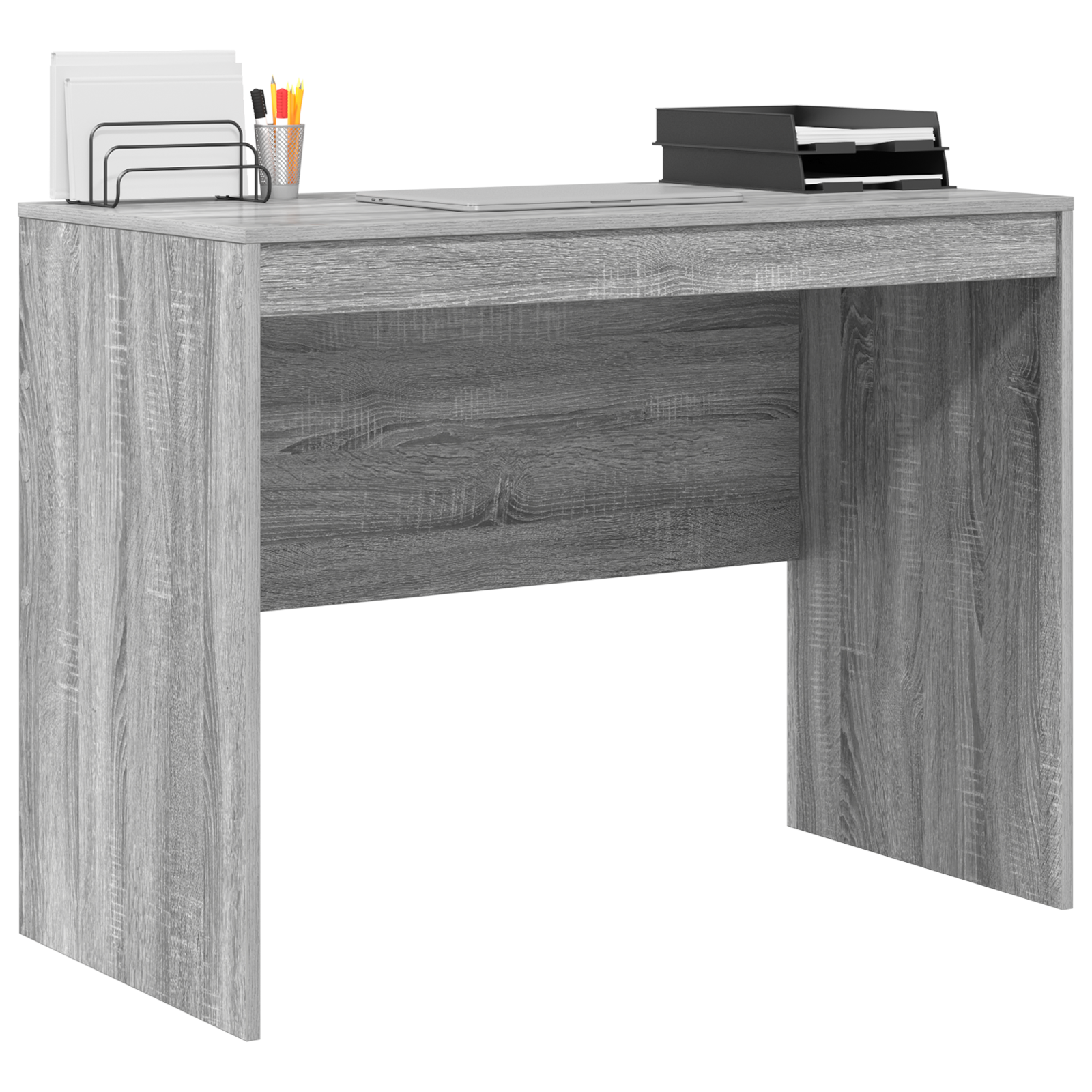 vidaXL Bureau Grijs Sonoma 100x50x76 cm Gefabriceerd Hout