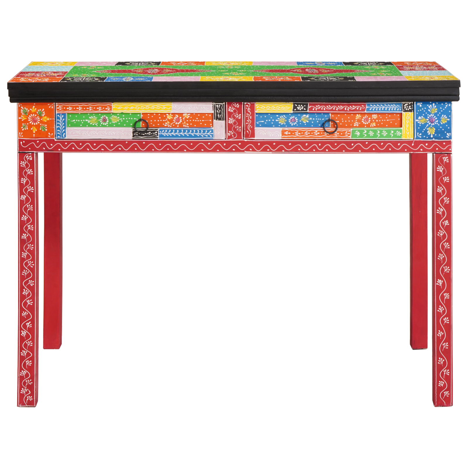vidaXL Bureau 100x50x75 cm Massief Mango Hout