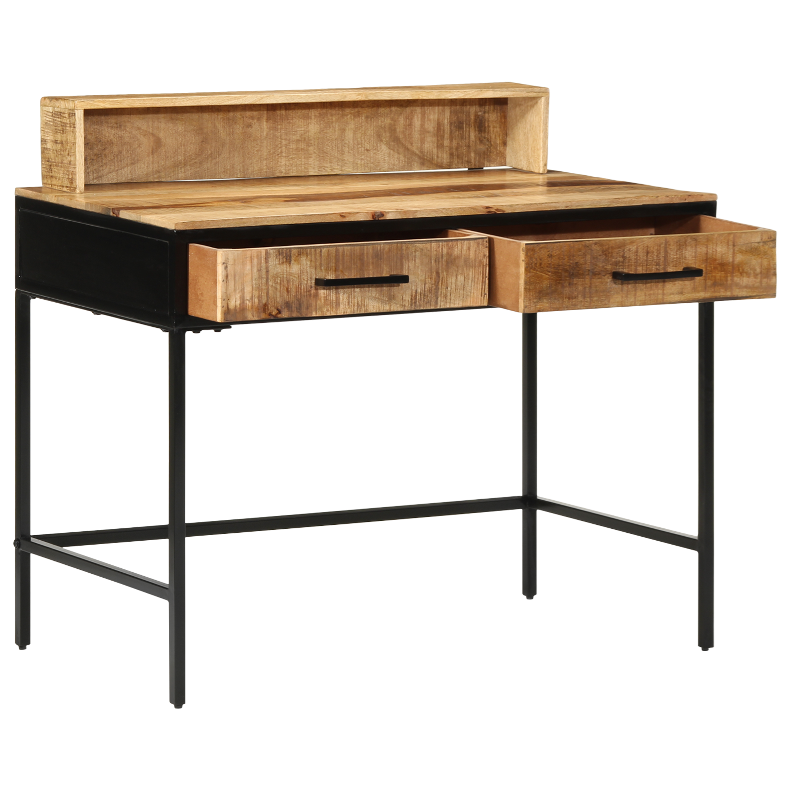 vidaXL Console Tafel 100x55x75 cm Massief Ruw Mango Hout