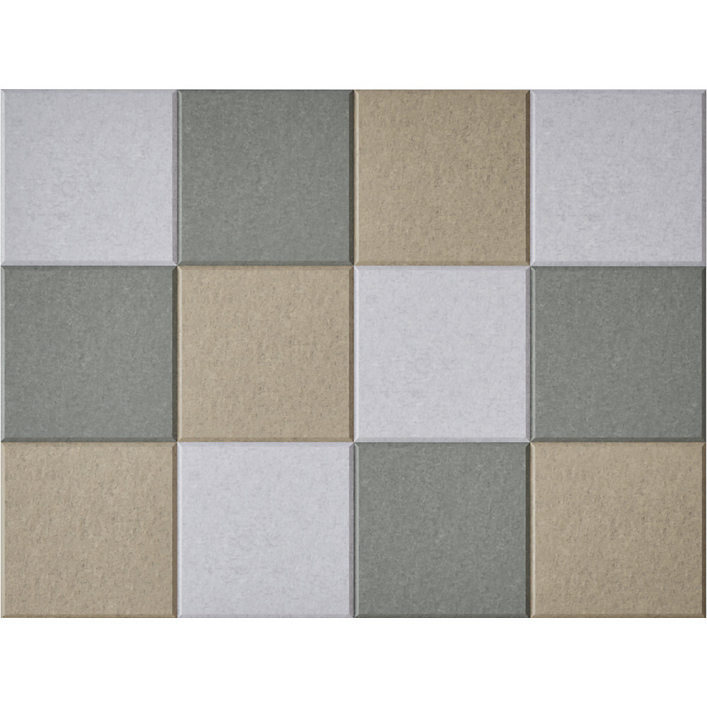 Eurokraft basic Akoestische wandtegel, h x b = 300 x 300 mm