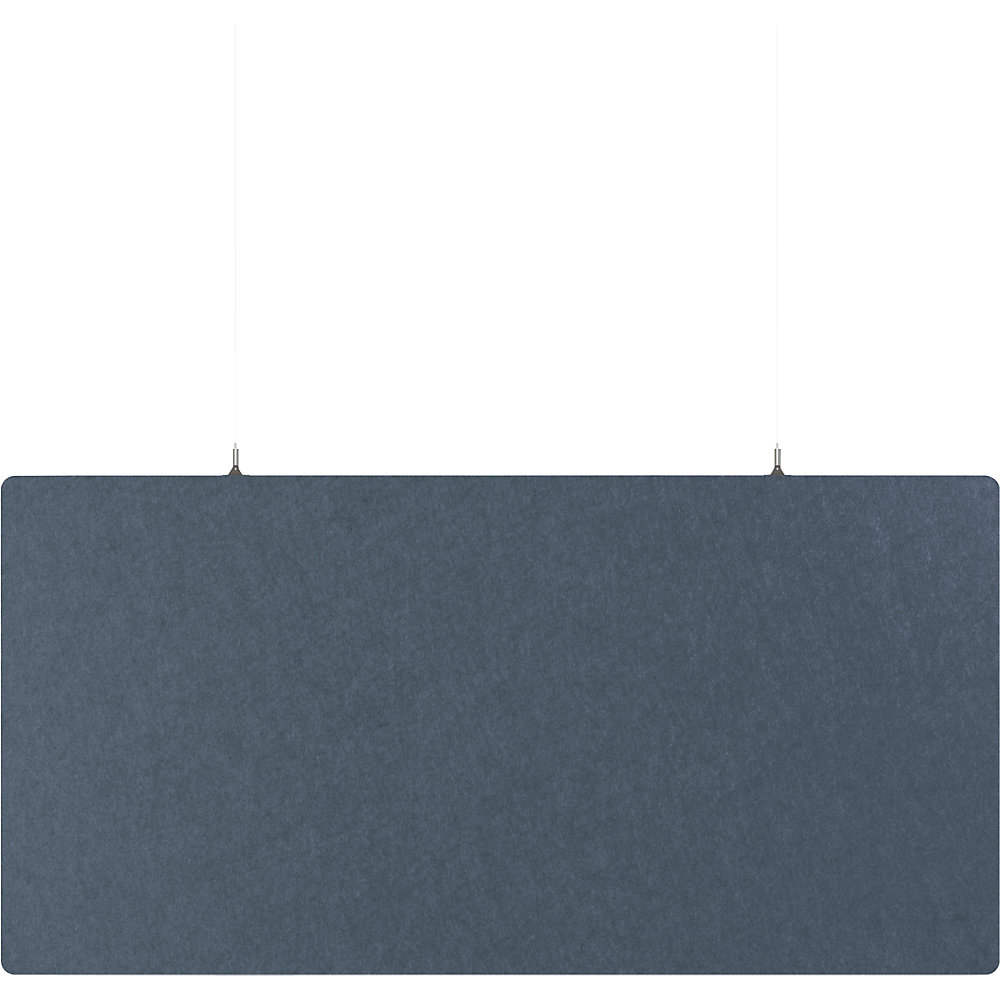Eurokraft basic Akoestisch plafondpaneel, PET-vilt, h x b = 600 x 1200 mm, rechthoekige vorm