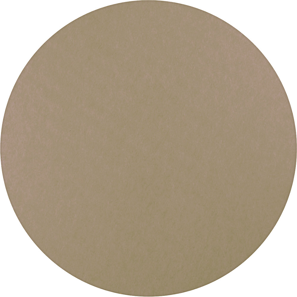Eurokraft basic Akoestisch plafondpaneel, PET-vilt, Ø 1200 mm, ronde vorm