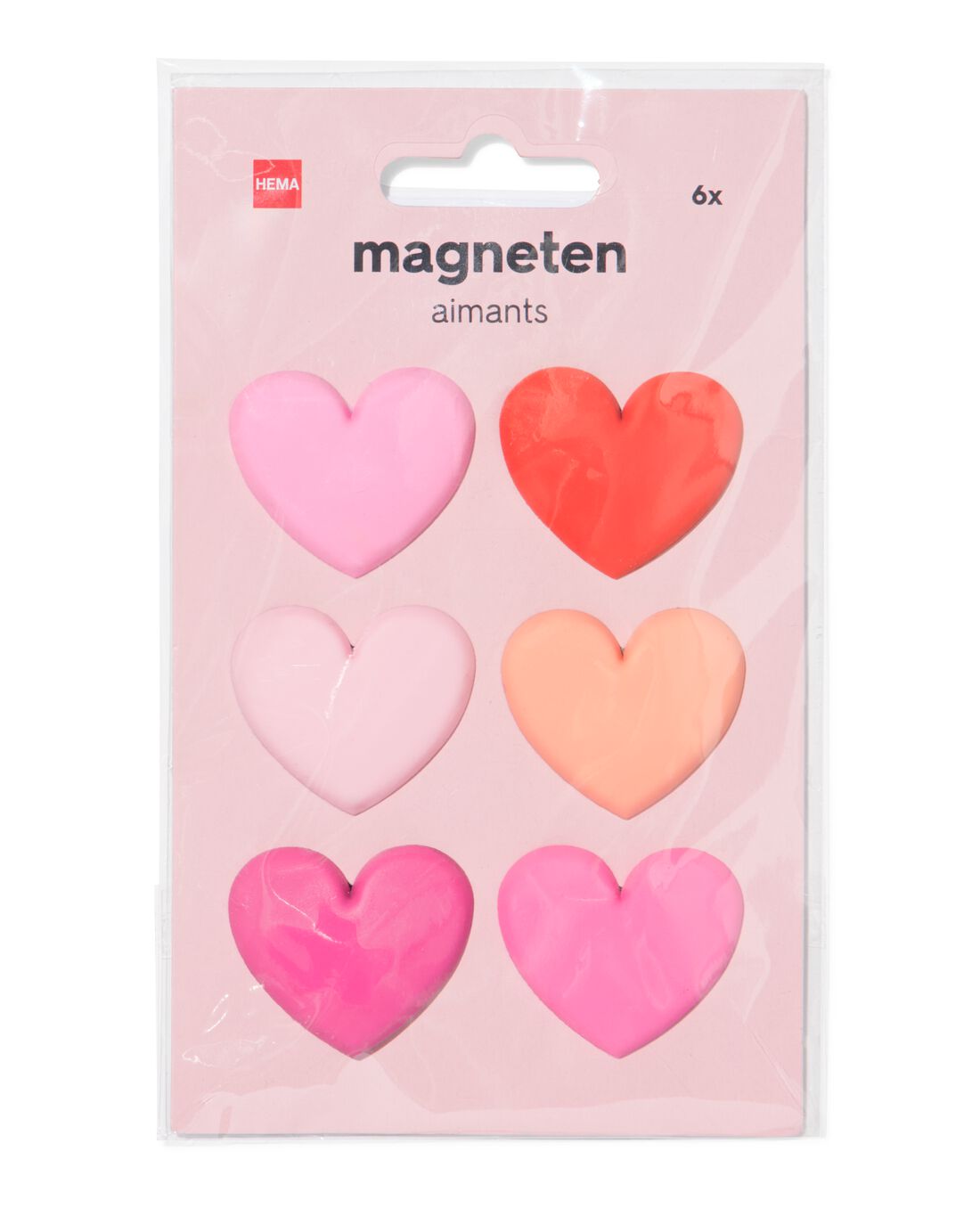 HEMA Magneten 9.5cm Hart - 6 Stuks