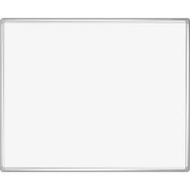 Franken Whiteboard PRO, geëmailleerd, wandmontage in staand en liggend formaat, frame van wit gelakt staal en aluminium, magnetisch, opbergbak, 900 x 1200 mm