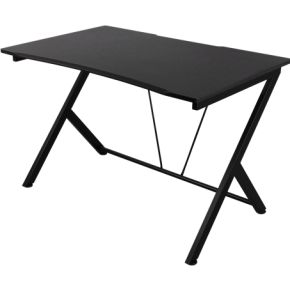 Deltaco DT210B Gaming Table, metal legs, 116cm - Black