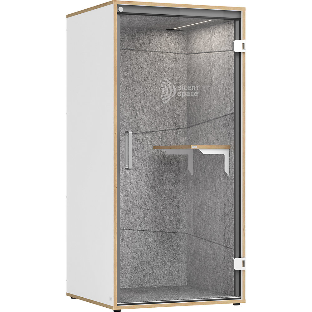 Telefoonbox, l x b x h 1035 x 1000 x 2175 mm, wit