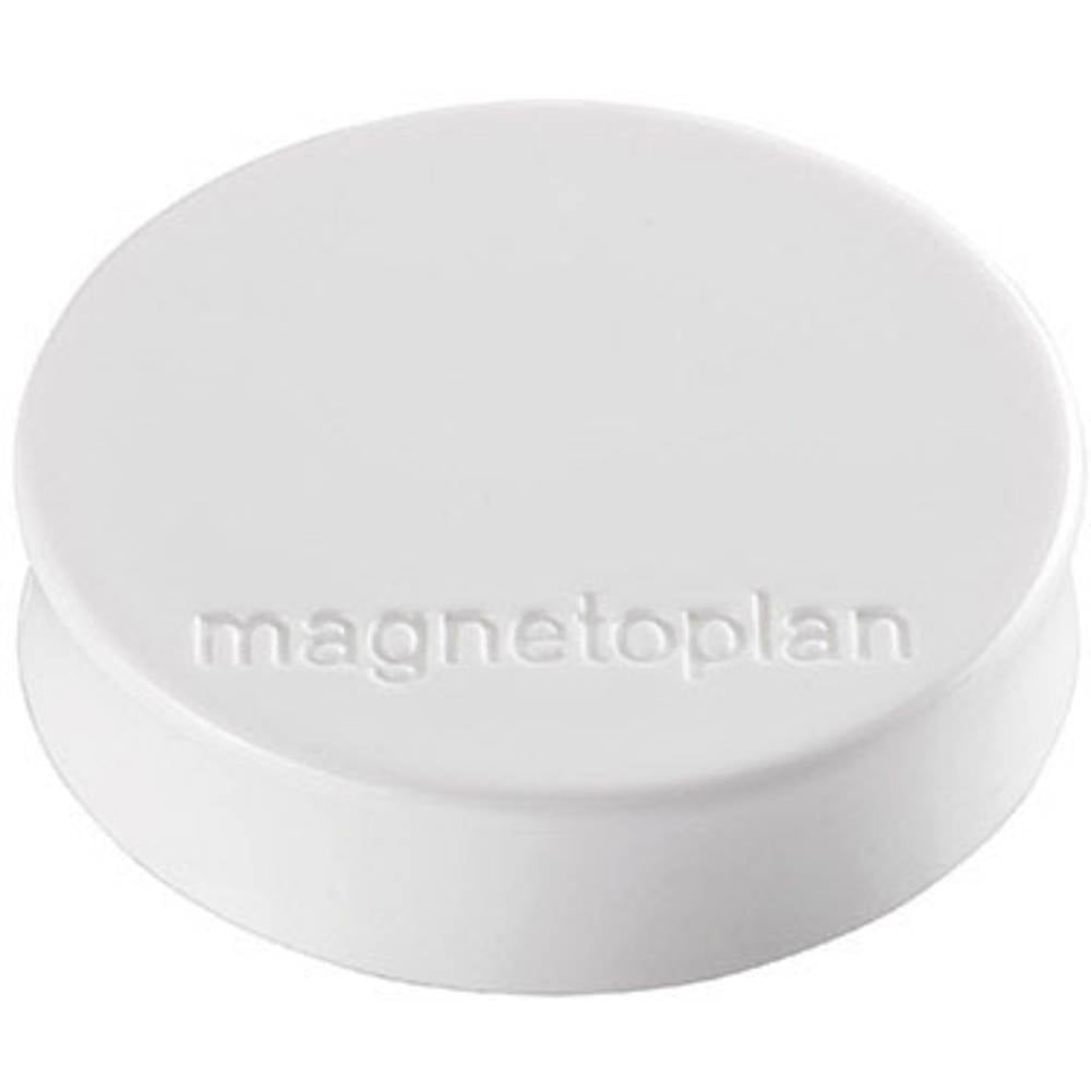 Magnetoplan Magneet Ergo Medium (Ø x h) 30 mm x 8 m Rond Wit 10 stuk(s) 1664000