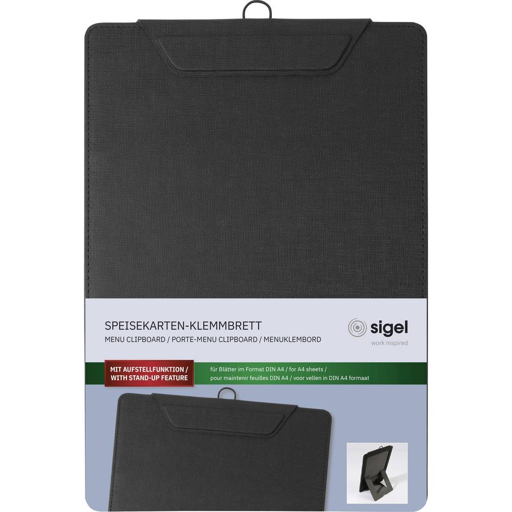 Sigel Menuklembord KB100 Zwart (b x h) 23 cm x 33 cm