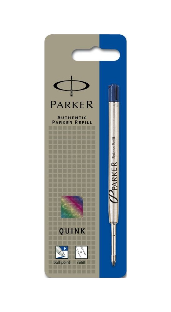 Parker balpen refill blauw fine