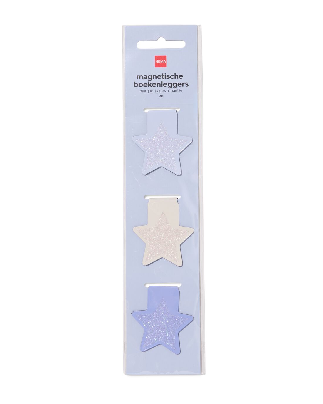 051 Magnetische Boekenleggers Sterren - 3 Stuks (multi)
