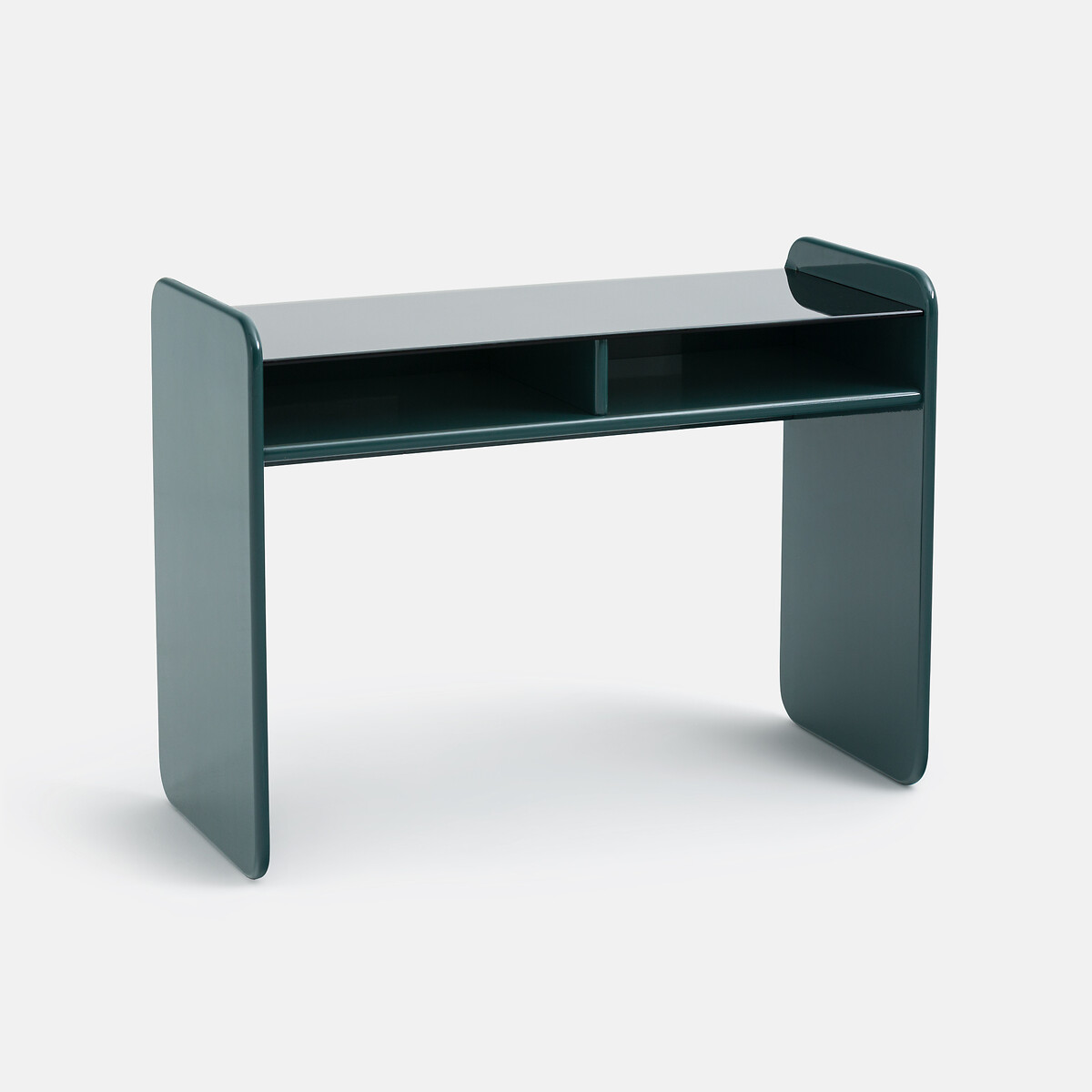 LA REDOUTE INTERIEURS Bureau met blad van gerookt gehard glas Ericson