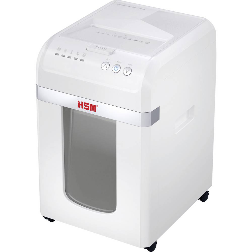 HSM Aktenvernichter  shredstar Autofeed X200 - 4 x 12 mm Papierversnipperaar 10 vellen 4 x 12 mm P-4 30 l Ook geschikt voor Creditcards, Paperclips