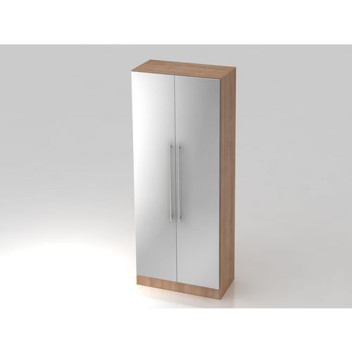 Hjh OFFICE PRO Signa G 7200 RE, Melamine spaanplaat DIN 68765, Emissieklasse E1, Walnoot / Zilver