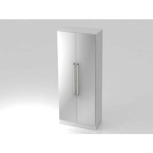 Hjh OFFICE PRO Signa G 7200 CE, Melamine spaanplaat DIN 68765, Emissieklasse E1, Wit / zilver