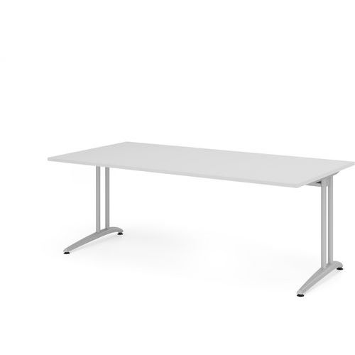 Hjh OFFICE PRO Bela 2E S, Melamine-gecoate spaanplaat, Grijs