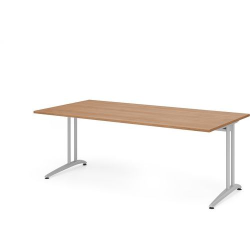 Hjh OFFICE PRO Bela 2E S, Melamine-gecoate spaanplaat, Walnoot