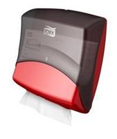 Tork Dispenser  W4 654008 nonwoven zwart/rood