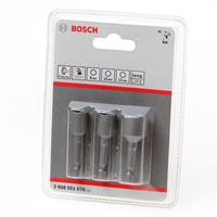 Bosch Steckschlüssel-Pack, 3-teilig, 50 mm, 8, 10, 13 mm