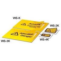 WS-K - Warning/signing plate WS-K