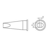 Weller LHT-D Lötspitze Flachform Spitzen-Größe 4.7mm Inhalt 1St. C99696