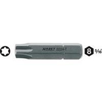 HAZET Bit 2224-T50 - Sechskant massiv 8 (5/16 Zoll) - Innen TORX Profil - T50 mm