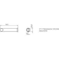 Weller XT-E Soldeerpunt Beitelvorm Grootte soldeerpunt 5.9 mm