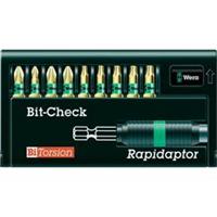 Bit-Check 10 Diamond 1 05057116001 Bitsatz ph/pz/tx + Bithalter 10-teilig - Wera