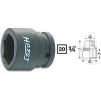 Hazet - 1000S-24 Buiten zeskant 24 mm 3/4" (20 mm) Afmeting, lengte 50 mm