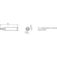 Weller XT-A Soldeerpunt Beitelvorm Grootte soldeerpunt 1.6 mm