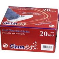 CleanGo 25195 Overtrekschoenen anti-slip 20 st. Wit