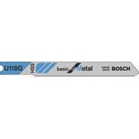 Bosch 2608631770 Decoupeerzaagblad U 118 G Basic for Metal