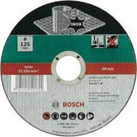 Doorslijpschijf recht, Inox Bosch 2609256322 Diameter 125 mm 1 stuks