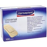 1009270 Hansaplast UNIVERSAL wasserfest Strips 3,0 x 7,2cm 100 Stück C02724