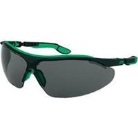 Uvex i-vo 9160043 Veiligheidsbril Incl. UV-bescherming Zwart, Groen DIN EN 166-1, DIN EN 169