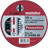 Metabo 616358000 10x doorslijpschijven Promotion 115x1,0x22,23