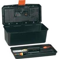 Alutec 56260 Werkzeugkasten unbestückt Kunststoff Schwarz, Orange