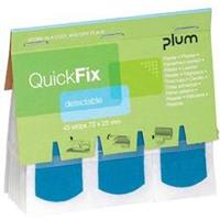 Plum Nachfüllpackung QuickFix mit 45 Pflaster, blau