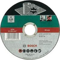 Doorslijpschijf recht, Inox Bosch 2609256323 Diameter 125 mm 1 stuks