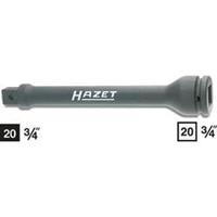 HAZET Adapter & Verlängerung Schlag-, Maschinenschrauber-Verlängerung Vierkant massiv 20mm Vierkant hohl 20mm L: 175mm